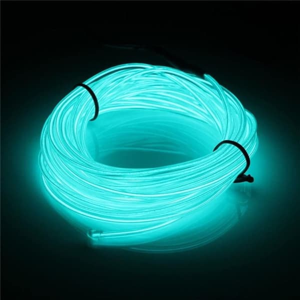 5M EL-tråd EL-kabel Neonlys Belysning Elektroluminescens KLB