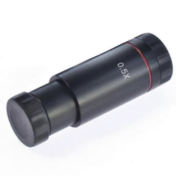 0.5X C-Mount Mikroskopadapter 23.2mm Elektronisk Okular Reduktionslins 0.5X Mikroskop Relä Lins