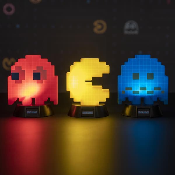 Pac Man -kuvakevalo V2 BDP Svart, Gul