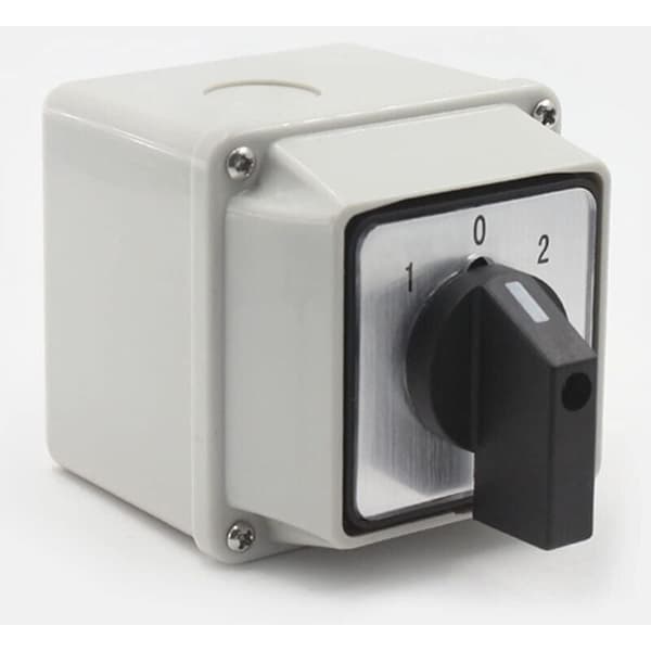 Universal LW26-20/2 Rotary Switch - 380V, 20A - Compatible with Mounting Box