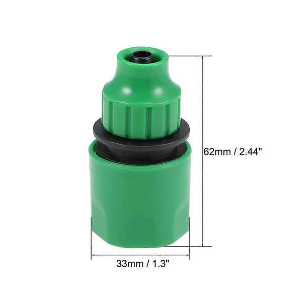 Lynkobling Slangeadapter Kobling 8mm Indvendig Diameter Slangerør til Havevandingssystem 5stk [DB]