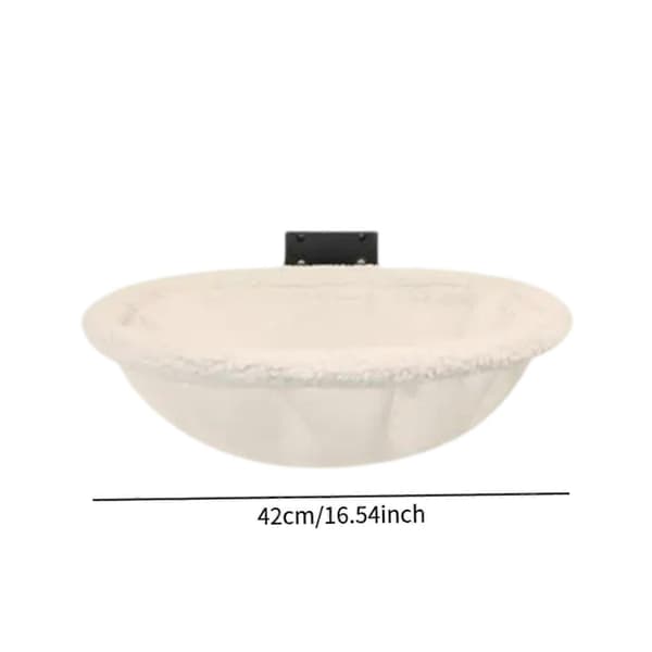 Cat Hammock, Cat Shelf, Foldable, Sturdy Cat Hammock, Wall Mounted Cat Bed White White