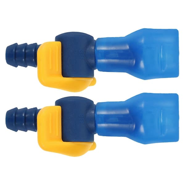 Hydration Bladder Nozzle Replacement Angled Design Blue 2pcs For Reliable Water Outdoor Activities