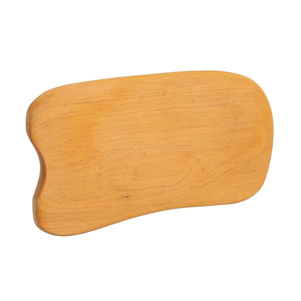 Trä Gua Sha-bräda, bekvämt grepp, rektangulär, ergonomisk, bärbart skrapmassageverktyg för kroppsskönhet