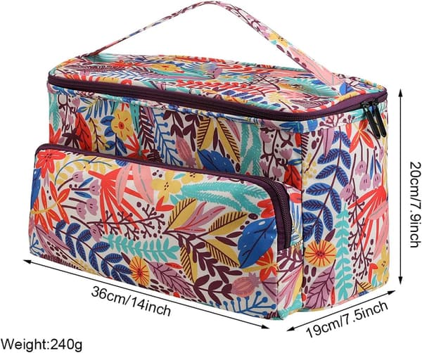 Yarn Storage Bag, Delicate Patterned Yarn Storage Knitting Bag DXGHC