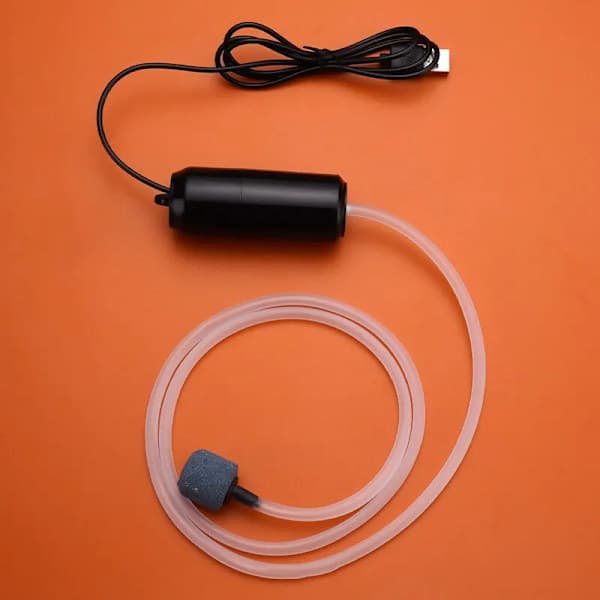 Mini-USB-ladattava happipumppu kaloille, akvaariotarvikkeet
