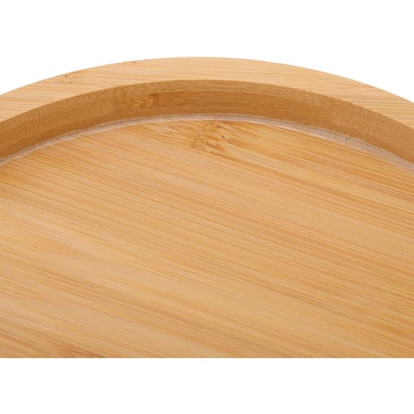 Bamboo Sofa Tray with Wood Grain, Portable Clip-on Table for Sofa Armrest, Compatible with Coffee, Tea, and Snacks