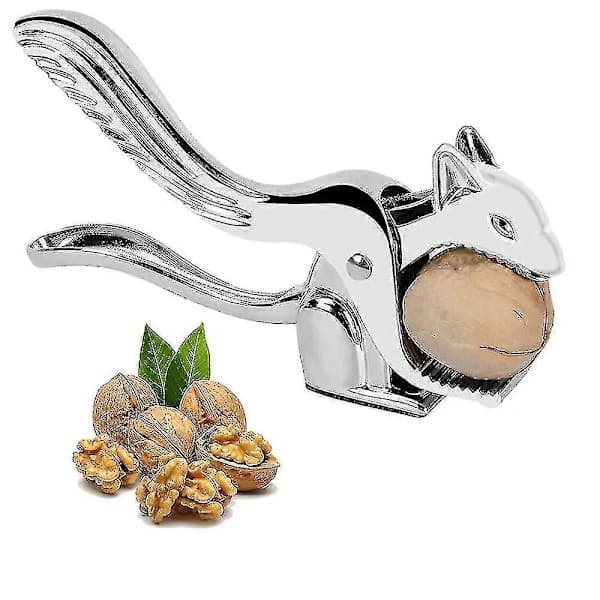 Valnøttknekker i rustfritt stål, nøtteknekker, valnøttknekker, nøtteknekker for nøtter, metall nøtteknekker, nøtteknekker