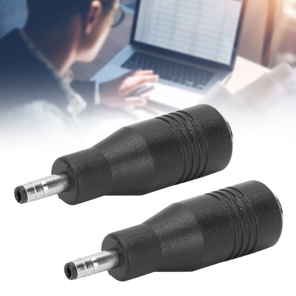 2 stk DC-kontakt til plugg-tilkobling Tilbehør for bærbare datamaskiner 7,9 x 5,5 mm til 4,0 x 1,7 mm for Lenovo