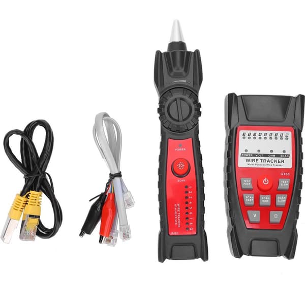 GT66 Multifunctional RJ11/RJ45 Tester Network Cable Detector Line Finder Detection Tool