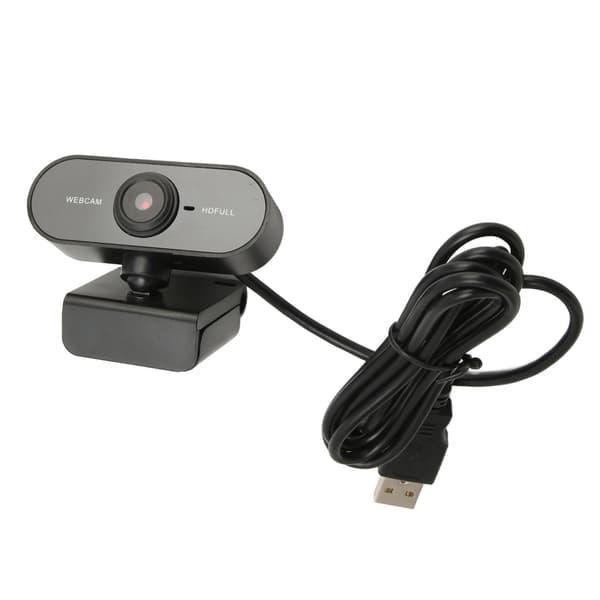 Webbkamera Multifunktionell 1080P HD USB-datorwebbkamera med mikrofon för videosamtal, konferenser, streaming