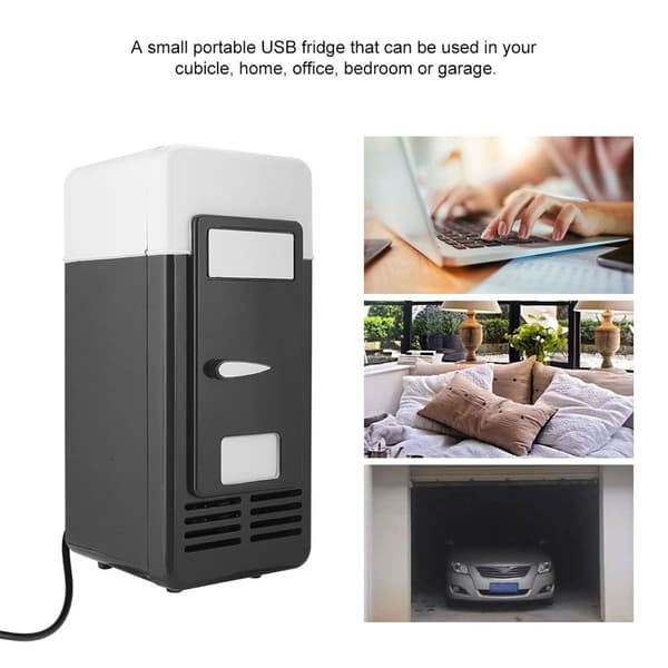 PC USB Mini Køleskab Køleskab Drikkevare Dåse Køler KLB