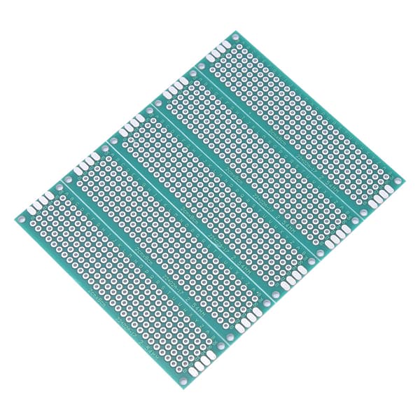 10 kpl 2x8cm kaksipuolinen prototyyppi-piirilevy tinattu yleislevy