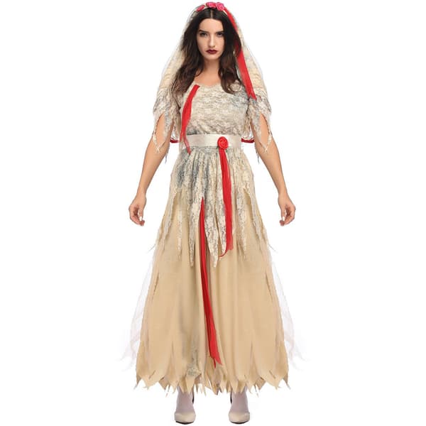 Halloween kostumer vampyr djævel brud voksen M M