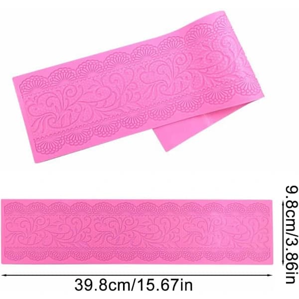 Blondemåtte Silikone Fondantform Chokoladekage Blondeform 3D Bageværk