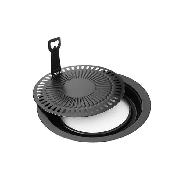 Grillfäste för camping för bärbart gaskök Diameter Grillplatta för gasspis Non-stick-Yvan