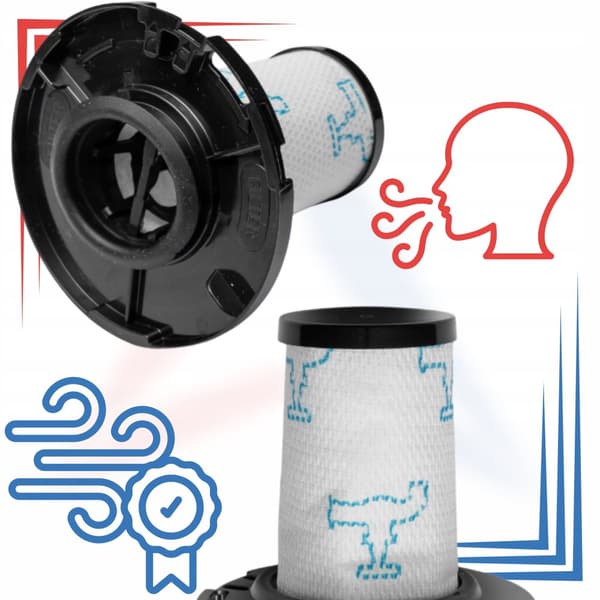 Suodatin TEFAL X-Force Flex 11.60 12.60 14.60 15.60 Rowenta X-Force Flex -imureille