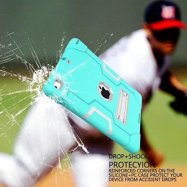 SQCLV Wekity Case for iPad 10.2 inch 2021/2020/2019, Slim Rugged Shockproof Case with Built-in Stand