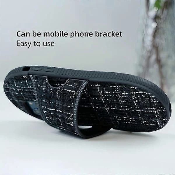 Etui til iPhone 13 Pro Max 6,7 tommer, tøffel-lignende TPU-etui med stativ