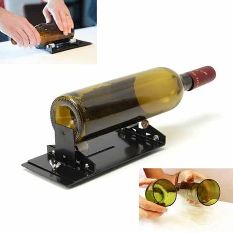 New Square Bottle Cutter Glass Bottle Cutter Wine Bottle Cutter DIY Tool Set Three-Blade Cutting Head-FX-