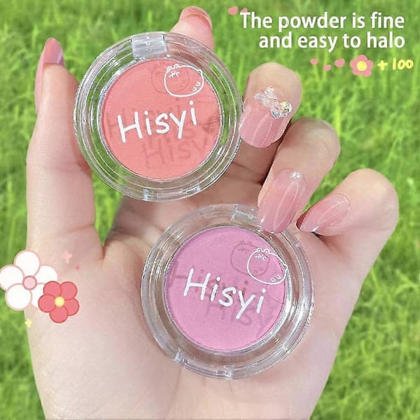 Blush Palette Peach Pink Cream-to-Matte Multi-Shade Contour with Highlighter Buildable Finish