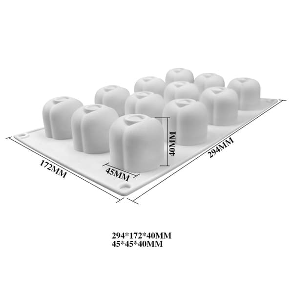 12 kirsebærfrugtkage mousse silikoneform DIY simulering frugt ba