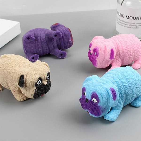 Sensorisk legetøj til børn Stressaflastning Mops Squishy Legetøj Rivefast Festrekvisitter
