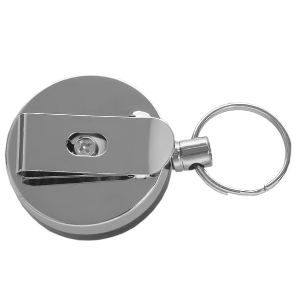 4-pack Durable Retractable Reel Badge ID Holder Clip Nurse Name Card