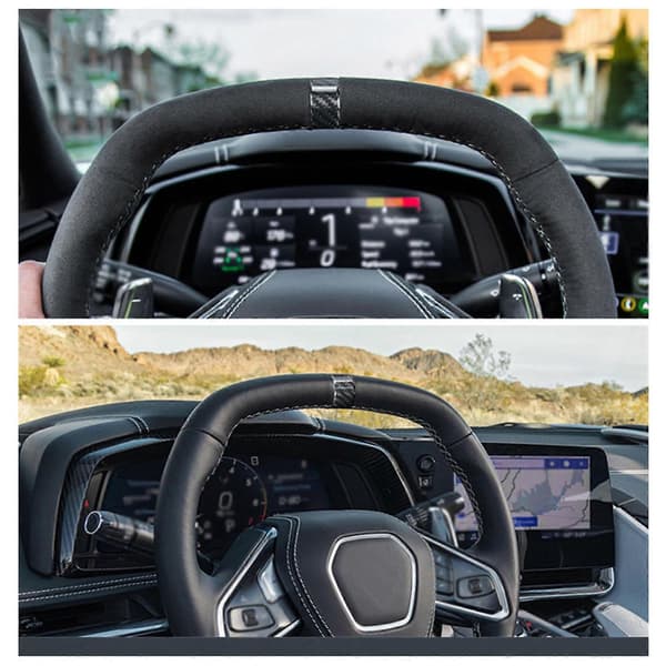 Kulfiber ratdekorationsring, erstatning for Chevy Corvette C8 2020 til 2023