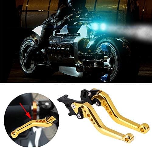 Pair Red CNC Aluminum Motorcycle Clutch Drum Brake Lever Handle