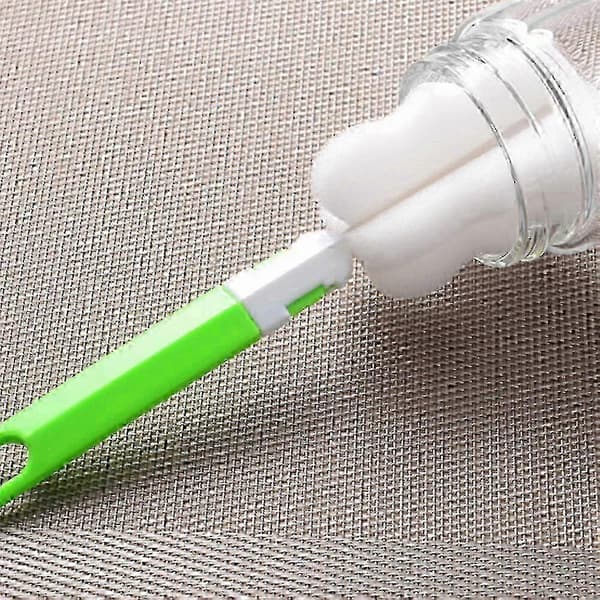 Labor-Saving Long Handle Sponge Water Cup Brush - Essential Kitchen Tool for Easy Cup Washing and Cleaning