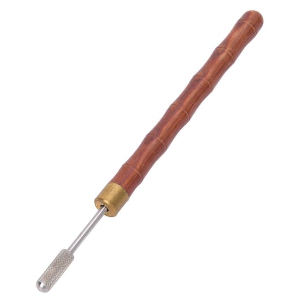 Sandalwood Handle Edge Dye Pen Applicator DIY Leather Craft Edge Treatment Tool Red