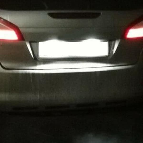 LED-nummerpladelys til Jaguar XF X250 XJ X351 db hvid white