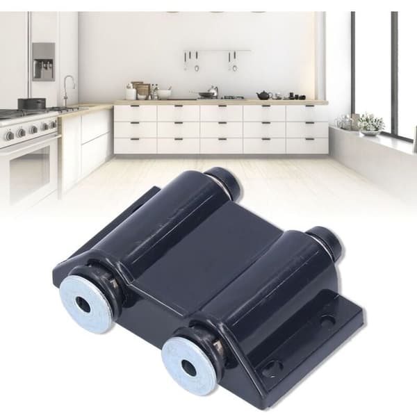 Magnetisk dørstopper i rustfrit stål, magnetisk dæmper til skabslåger, 6 sæt.
