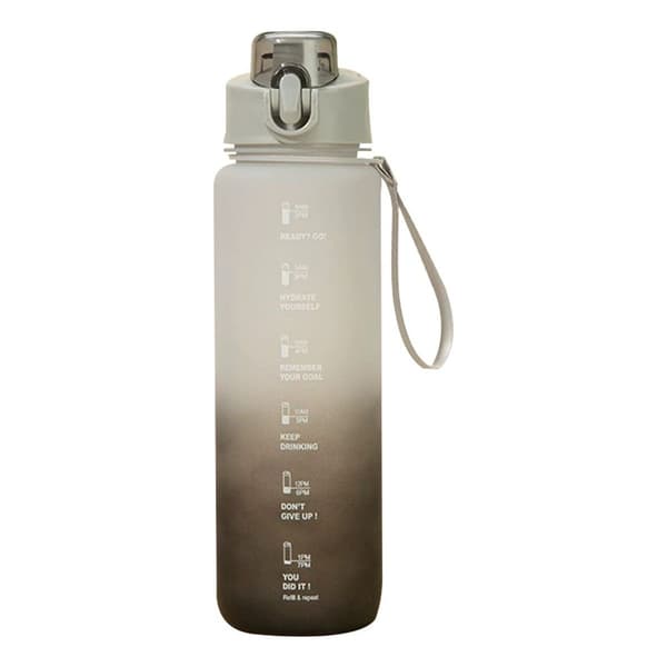 1000 ml Gradient Sykkel Vannflaske Grå KLB
