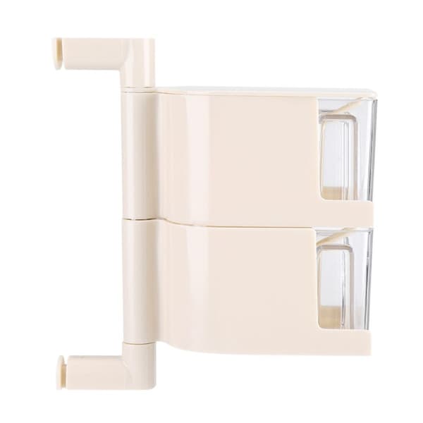 Adhesive Spice Jar with Rotating Lid, Kitchen Pepper, Sugar Bowl, Spices KLB