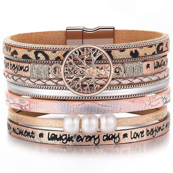 Livets træ-armbånd til kvinder og piger, unikt elegant design, stilfuldt charm-tilbehør til hverdagsbrug