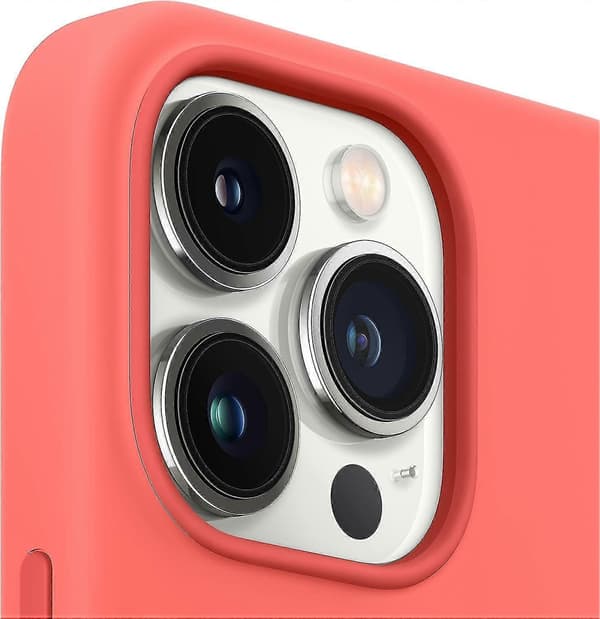 Apple Silikonecover med MagSafe (til iPhone 13 Pro) – Pomelo Pink