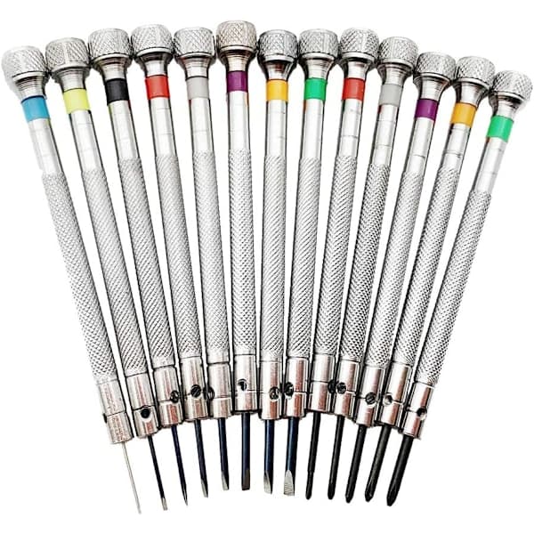 13 Pieces Watchmaker Screwdriver Set, Micro Precision Jeweler Precision Screwdriver