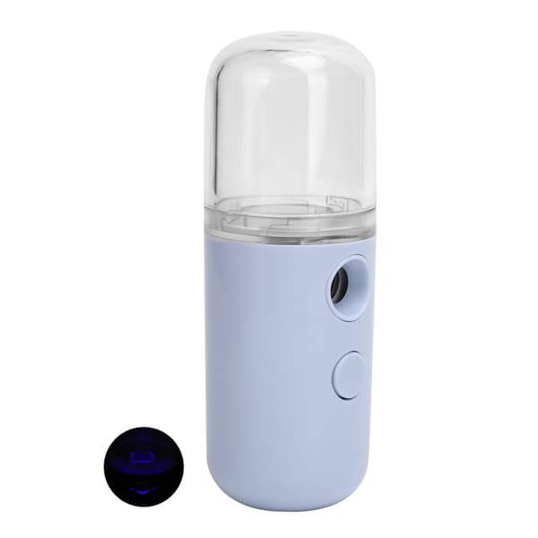 Handheld Facial Mist Sprayer Rechargeable Moisturizing Face Humidifier Sprayer Light Purple