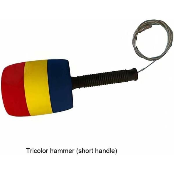 Soft Mushroom Hammer Kids Game Percussion Tool Non-slip Hammer Washable Game Accessories Replacement Parts, Short Handle