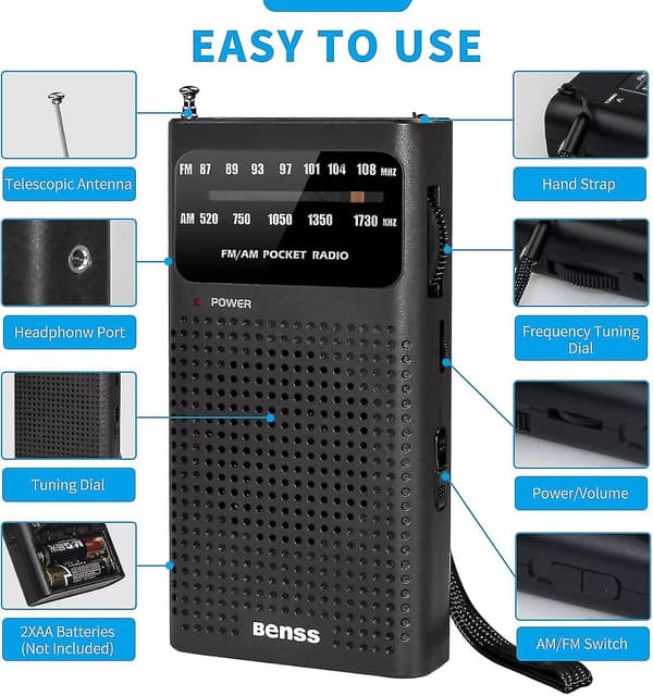 Kannettava radiotransistoriradioasema {Db}
