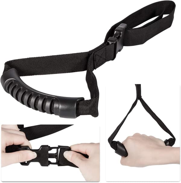 Adjustable Car Handle Standing Extra Safety Handle Vehicle Support Nylon Handle Car Aid for Elderly, Disabled, Pregnant Women