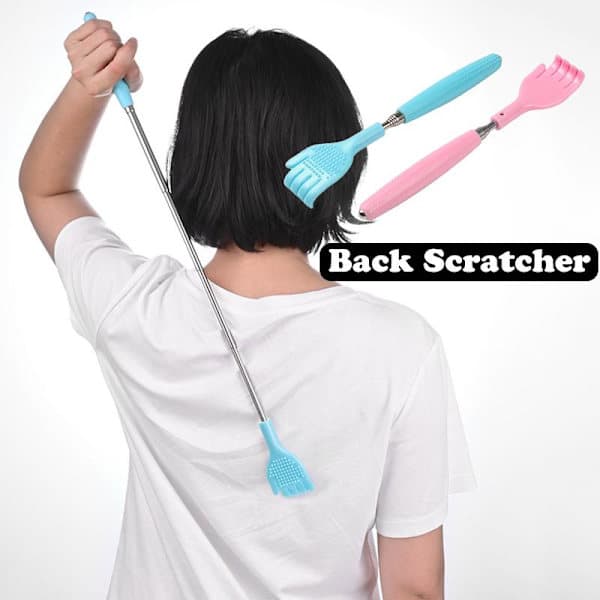 Retractable Back Scratcher Telescopic Itching Body Care Massage Blue Blue Blue