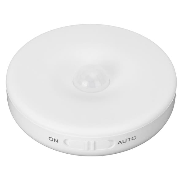 Pyöreä LED-yövalo, USB-ladattava, ihmiskehon induktio KLB