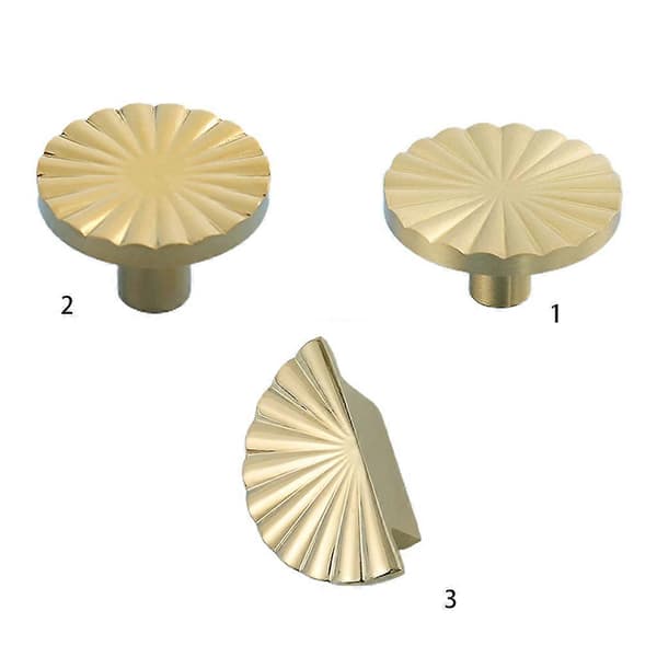 Wardrobe Door Handle Cabinet Door Knob Metal Sunflower Handle Wardrobe Handle