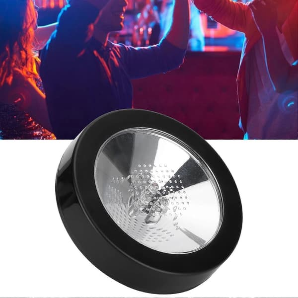 Rund LED-bakke med gravitationssensor til bar- og KTV-drikkemåtte
