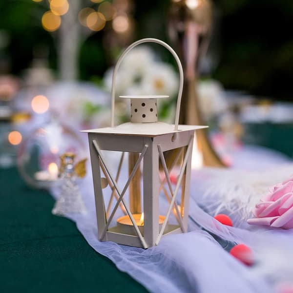Glass Floor/Hanging Lantern, Portable Glass Lantern, Tea Light DXGHC