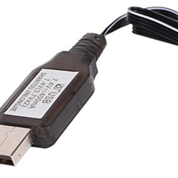 7.4V USB-opladerkabel 4-benet LI Po Batteritilbehør SM4P Omvendt [DB]