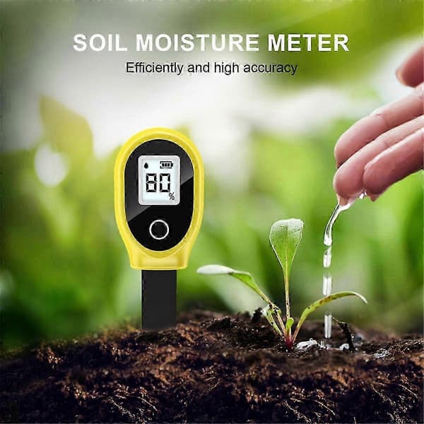 Soil Moisture Meter for Potted Plant Cultivation - Digital Display, Household Soil Tester with SGS10 Certification